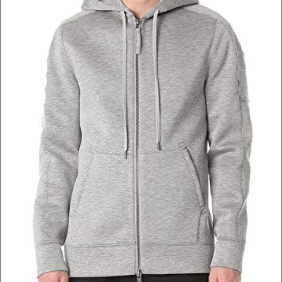Helmut Lang Grey Zip-Up Hoody - Picture 4 of 12